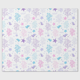 niedlicher Fisch im Meer Geschenkpapier