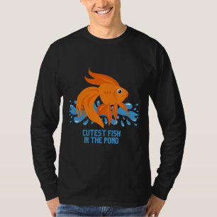 Niedlicher Fisch im Teich 590 T-Shirt