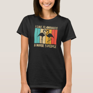 Niedlicher Flamingo für Männer Flamingo-Vogel-Tier T-Shirt
