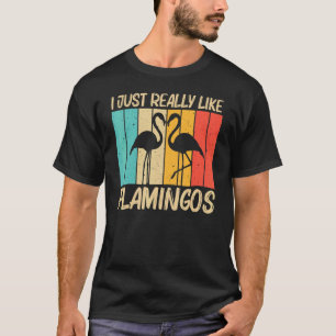Niedlicher Flamingo für Männer Flamingo-Vogel-Tier T-Shirt