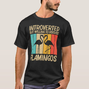 Niedlicher Flamingo für Männer Flamingo-Vogel-Tier T-Shirt