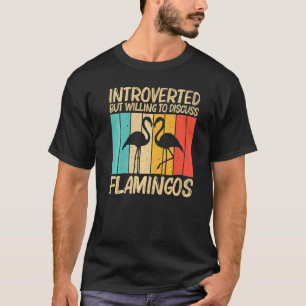 Niedlicher Flamingo für Männer Flamingo-Vogel-Tier T-Shirt