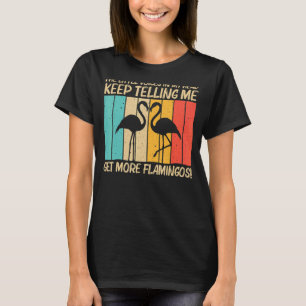 Niedlicher Flamingo für Männer Flamingo-Vogel-Tier T-Shirt