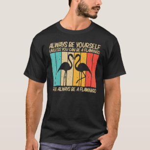 Niedlicher Flamingo für Männer Flamingo-Vogel-Tier T-Shirt