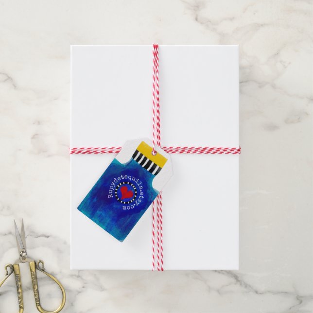 Niedlicher Flaschenanhänger Geschenkanhänger (Mit Garn)