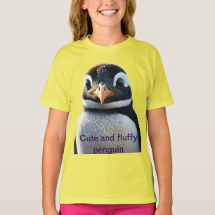 "Niedlicher flauschiger Pinguin" T-Shirt
