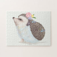 Niedlicher floraler Igel
