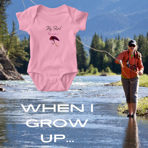 Niedlicher Fly Guy Angler Flyfishing Forellen Flie Baby Strampler