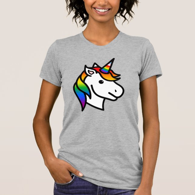 Niedlicher Fortschritt - Unicorn T-Shirt (Vorderseite)