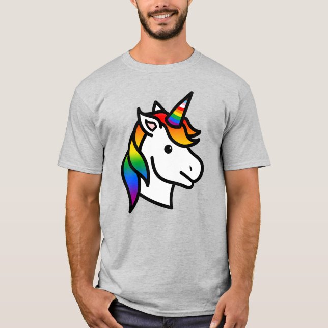 Niedlicher Fortschritt - Unicorn T-Shirt (Vorderseite)