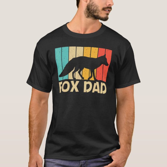 Niedlicher Fox für den Vater Pater Fennec Fox arkt T-Shirt (Vorderseite)