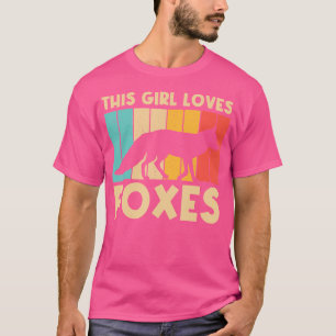 Niedlicher Fox für Mädchen Fennec Fox Lover arktis T-Shirt