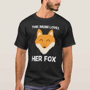Niedlicher Fox für Mamas Besitzer von Säugetiertie T-Shirt