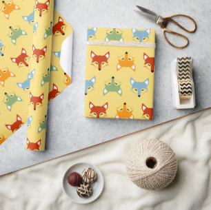 Niedlicher Fox Geschenkpapier