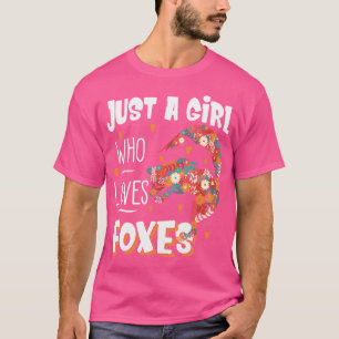 Niedlicher Fox-Lover für Mädchen nur ein Mädchen, T-Shirt
