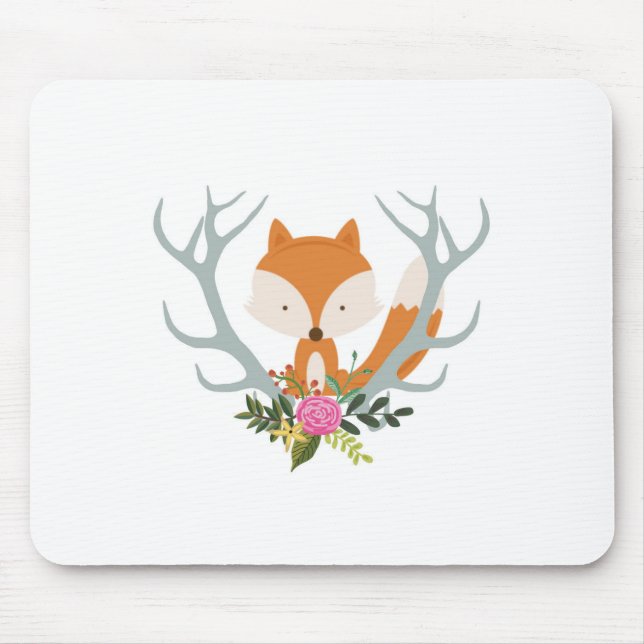 Niedlicher Fox Mousepad (Vorne)
