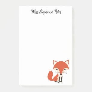Niedlicher Fox-Post-It-Notes für Class-Office-Uni Post-it Klebezettel