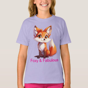 Niedlicher Fox-T - Shirt für Girls Foxy & Fabulous