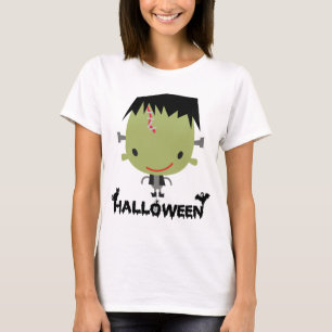 Niedlicher Frankie Monster-Halloween-T - Shirt