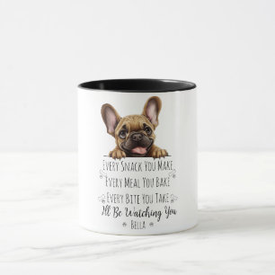 Niedlicher französischer Bulldog Funny Custom Tasse