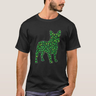 Niedlicher französischer Bulldog Saint Patrick S D T-Shirt