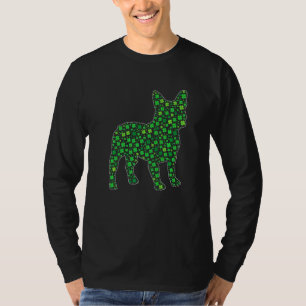 Niedlicher französischer Bulldog Saint Patrick S D T-Shirt
