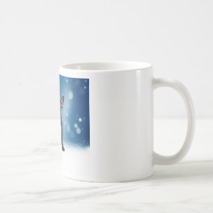 Niedlicher französischer Bulldog Snow Stars Kaffeetasse