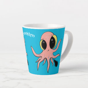 Niedlicher, freche Kraken-Cartoon Milchtasse