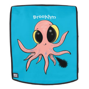 Niedlicher, freche Kraken-Cartoon Rucksack