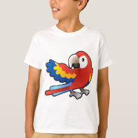 niedlicher freundlicher Macaw-Papagei