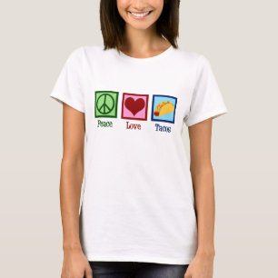 Niedlicher FriedensLiebeTacos T-Shirt