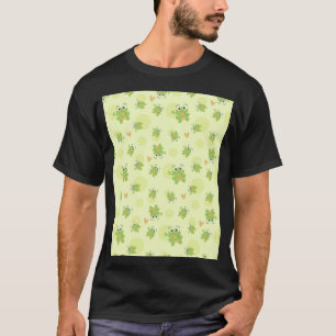 Niedlicher Frog-Wallpaper Graphic T-Shirt