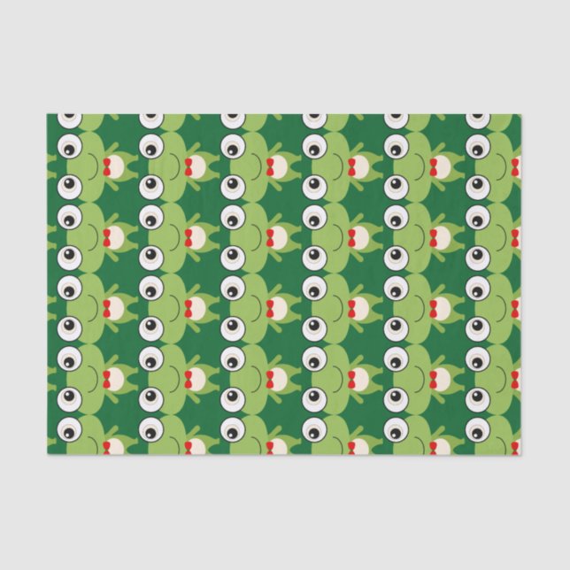 Niedlicher Froggy Seidenpapier (Vorderseite)