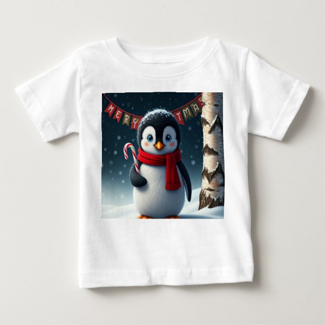 "Niedlicher Frohe Weihnachts-Baby-T - Shirt - Ador (Vorderseite)