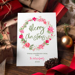 Niedlicher frohe Weihnachtsbrötchen ohne Foto Feiertagskarte<br><div class="desc">Niedlicher frohe Weihnachtsbrötchen ohne Foto</div>