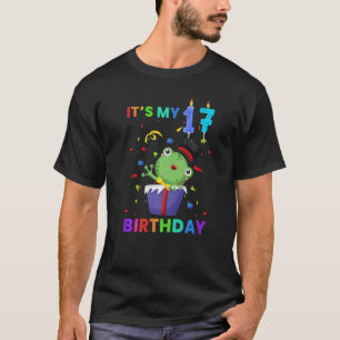 Niedlicher Frosch, 17. Geburtstag Frösche T-Shirt