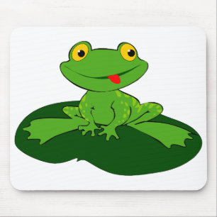 Niedlicher Frosch 2 Mousepad