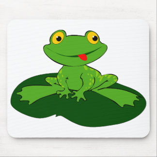 Niedlicher Frosch 2 Mousepad