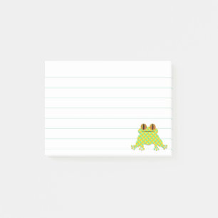 Niedlicher Frosch 3 x 4, kundenspezifisch Post-it Klebezettel