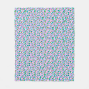 Niedlicher Frosch Art Pink Fleece Blanket für Girl