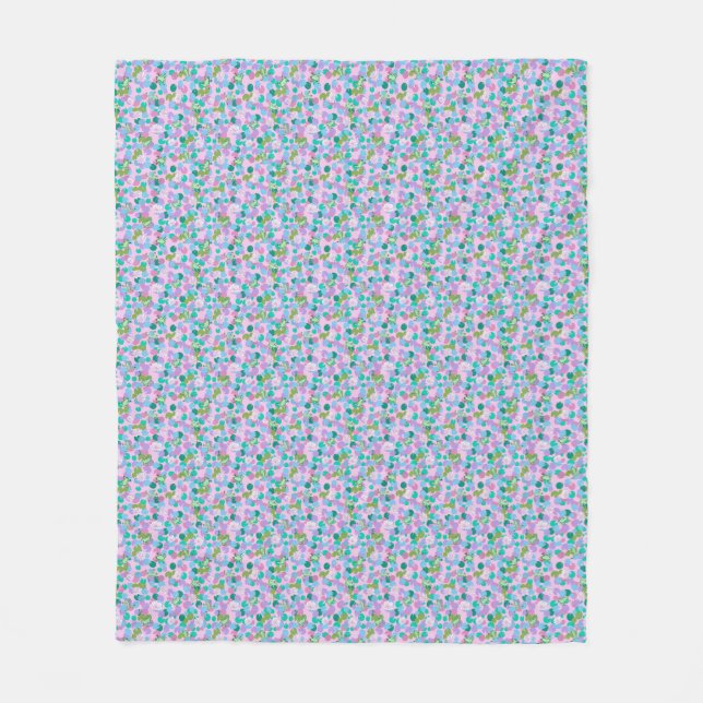 Niedlicher Frosch Art Pink Fleece Blanket für Girl (Vorderseite)