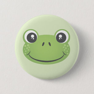 Niedlicher Frosch   Button