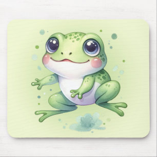 Niedlicher Frosch-Cartoon Mousepad