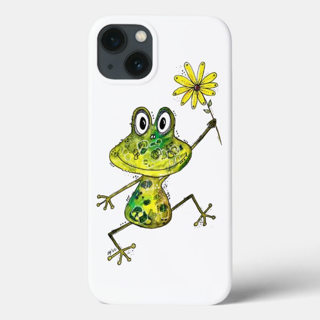 Niedlicher Frosch Case-Mate iPhone Hülle (Rückseite)