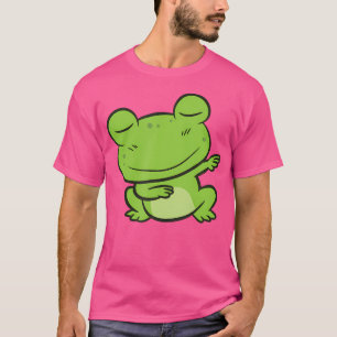 Niedlicher Frosch Dabbing Dancing Frog T-Shirt