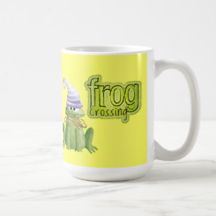 Niedlicher Frosch durch Tasse