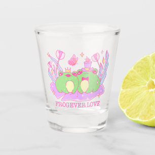 Niedlicher Frosch - Frogever-Liebe Schnapsglas