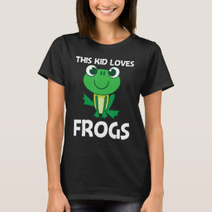 Niedlicher Frosch für Kinder Jungen Forest Zoo Tie T-Shirt