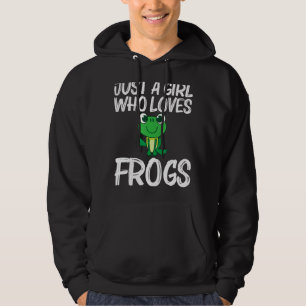 Niedlicher Frosch für Mädchen Mama Forest Zoo Tier Hoodie