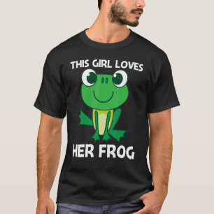 Niedlicher Frosch für Mädchen Mama Forest Zoo Tier T-Shirt